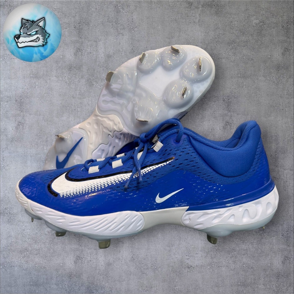 Nike Alpha Huarache Elite 4 Low Men's Size 14 Baseball Cleats FN7222-400 Blue